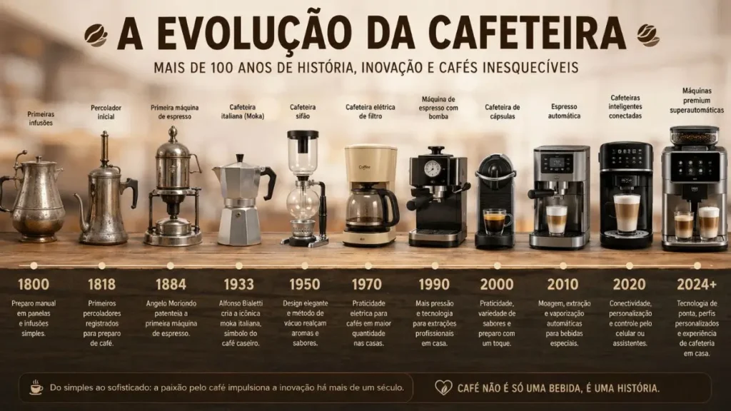 Cafeteira: A história, tipos, melhores modelos e como usar!