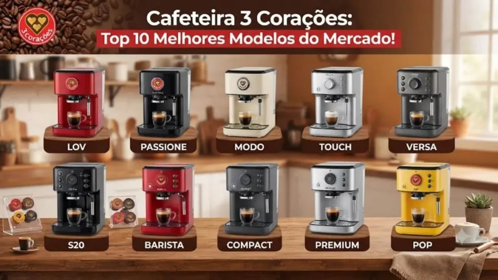 Cafeteira 3 Corações: Top 10 melhores modelos de 2026