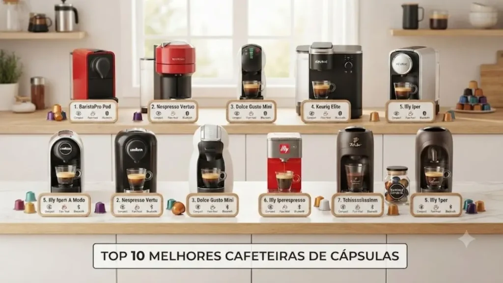 Top10 Melhores Cafeteiras de Cápsulas: As mais Vendidas!