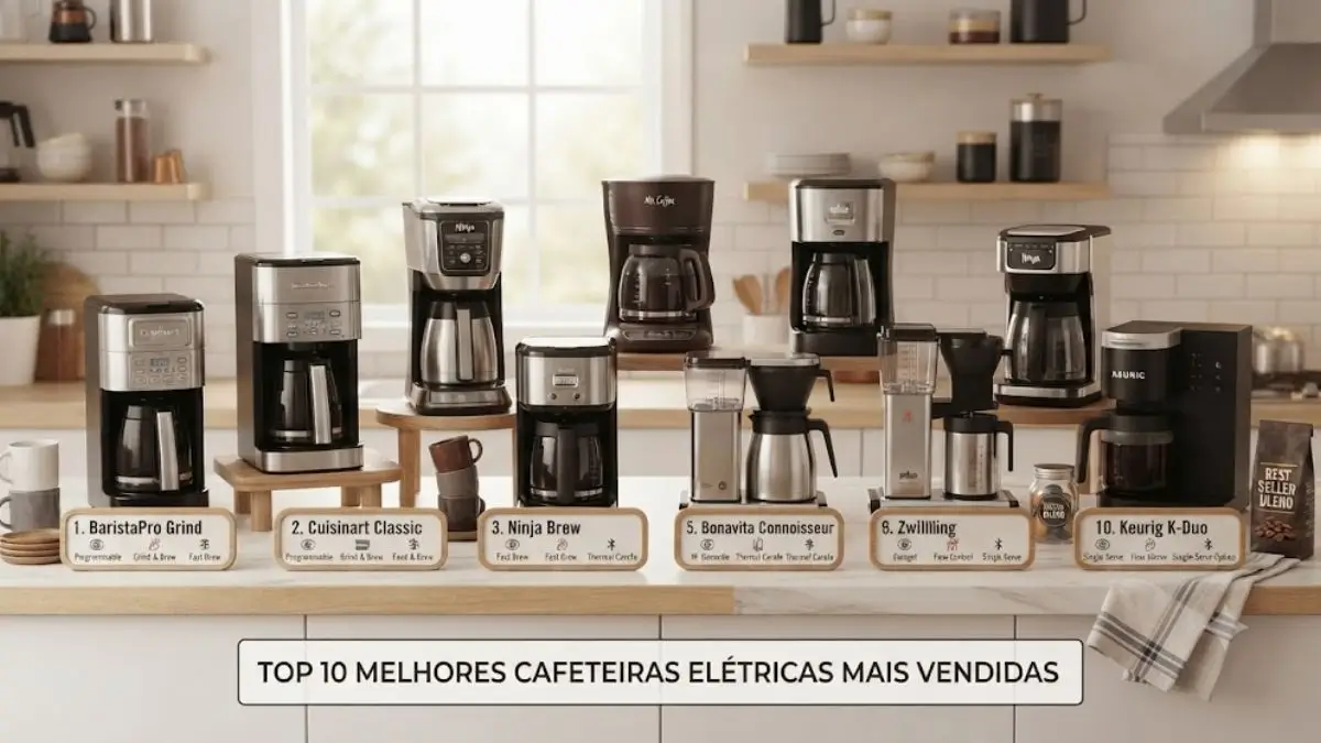 Top10 Melhores Cafeteiras Elétricas: As mais desejadas!