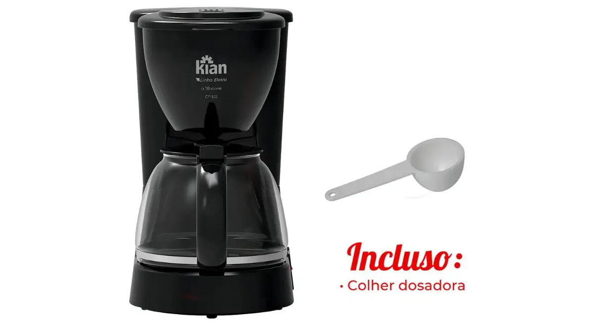 Cafeteira Elétrica CF-102 Kian é boa? Descubra!