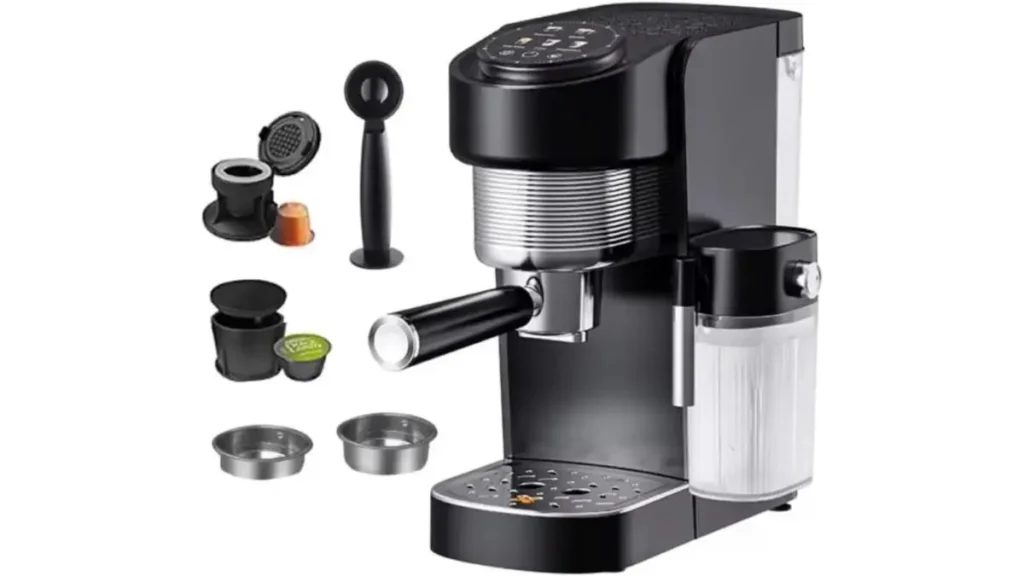 Cafeteira Espresso 3 em 1 Multicápsulas com Espumador de Leite Automático é boa? Veja!