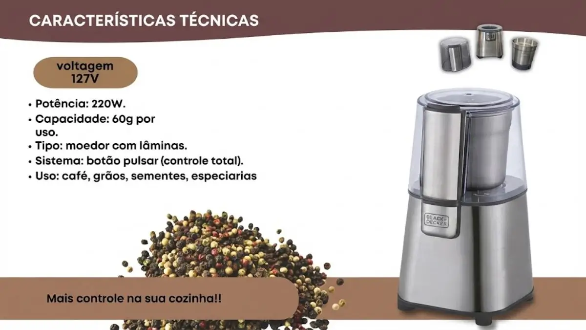 Moedor de Café BLACK+DECKER MG200: Guia completo pra comprar e usar!